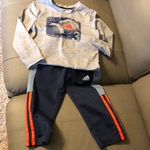Adidas 3t long sleeve boys outfit.